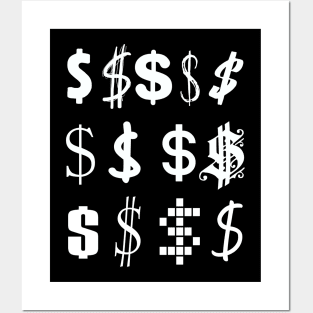 Dollar signs Posters and Art